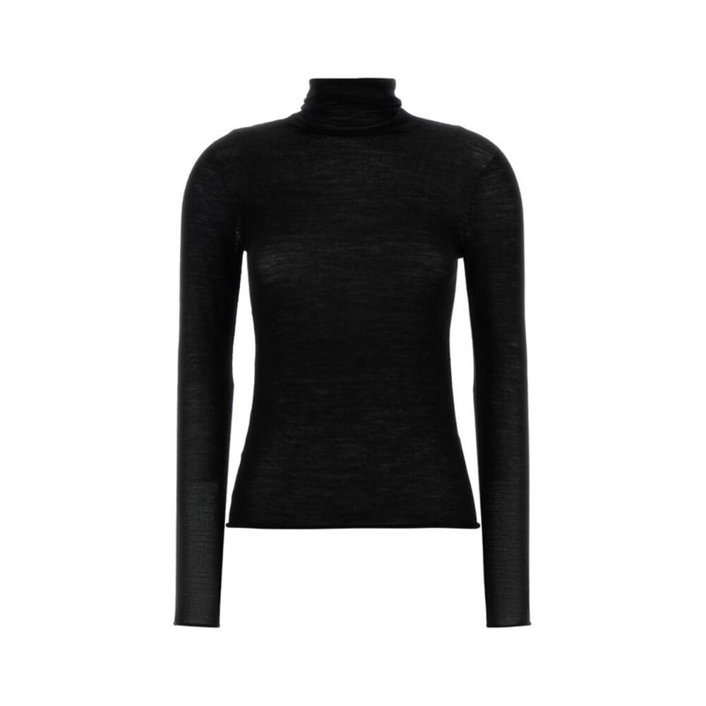 Carven Women Black Wool Sweater
